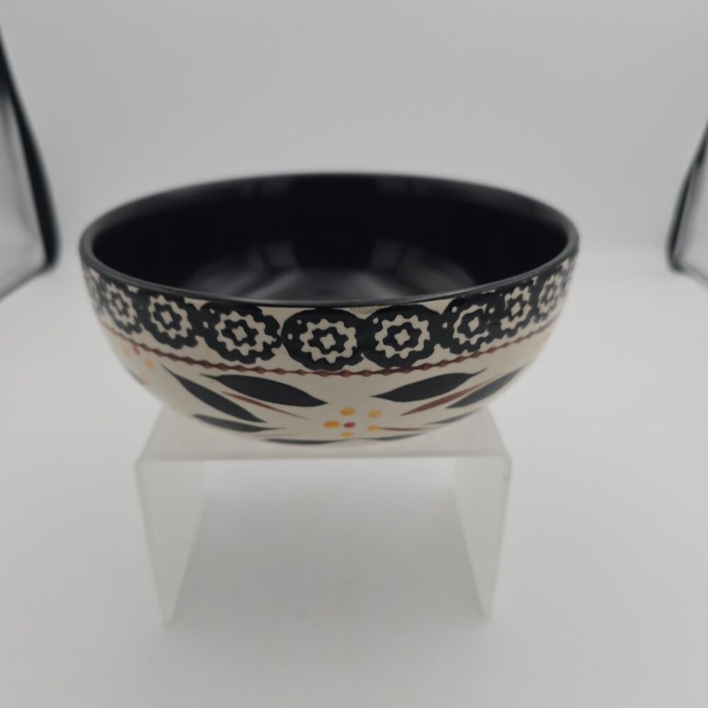 Temp-tations Old World Black 6.5” Bowl By Tara Presentable Ovenware
